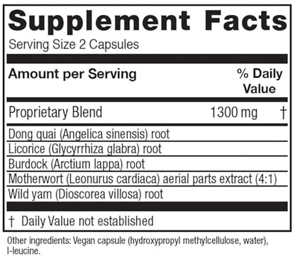 Vitanica Women's Phase II, Menopause Support, Vegan, 180 Capsules VitanicaBuy Supplements Australia