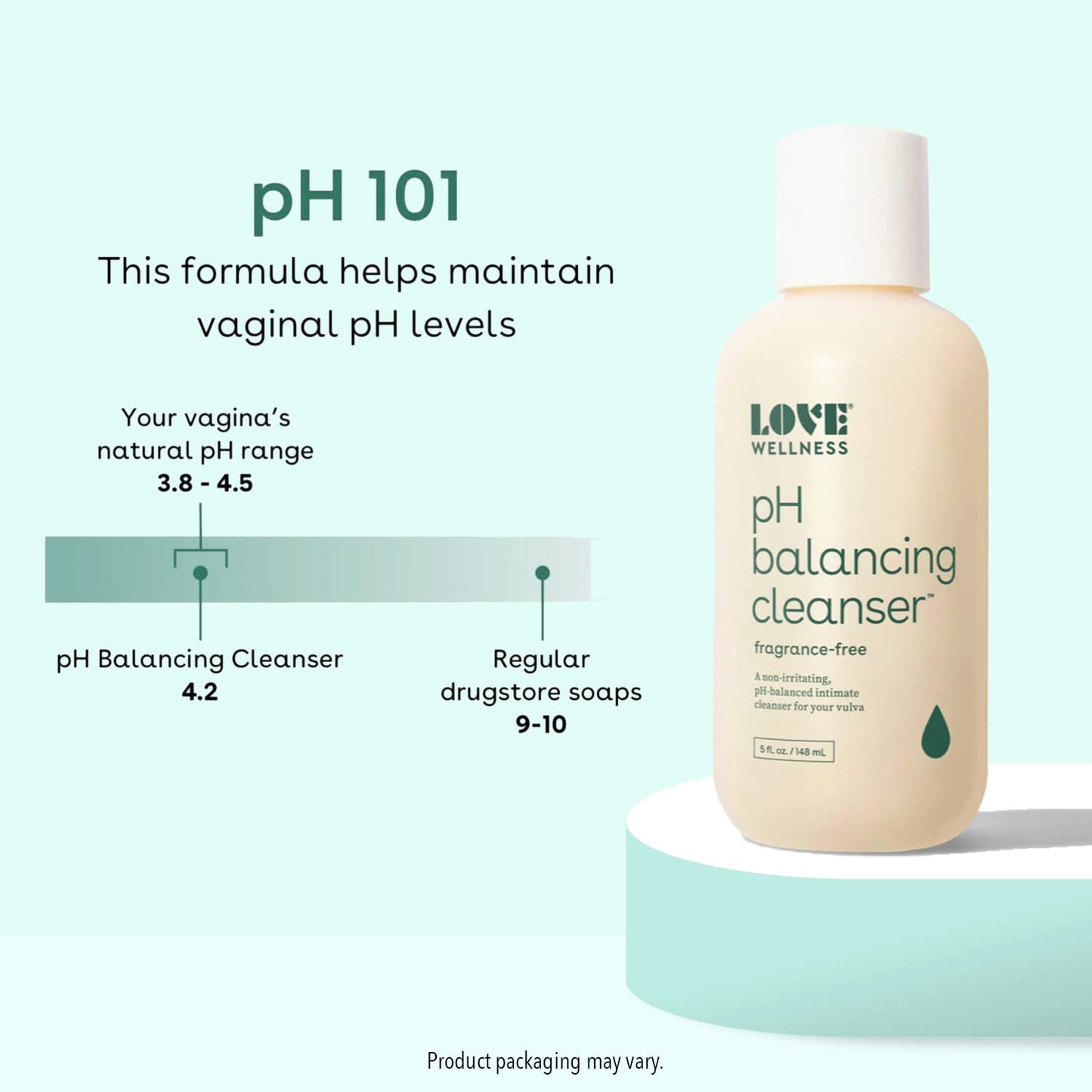 Love Wellness Feminine Wash for Women, pH Balancing Cleanser | Fragrance-Free | Vaginal Soap Love WellnessBuy Supplements Australia