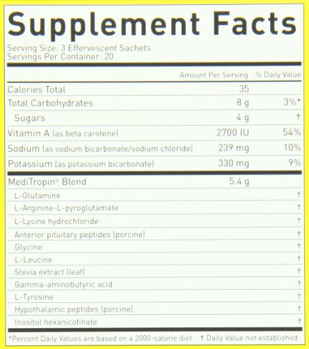 Nutraceutics Meditropin – Anti-Aging Amino Acid Supplement for Adults – Supports Natural Growth Hormone Production, Vitality & Recovery – 60 Sachets NutraceuticsBuy Supplements Australia