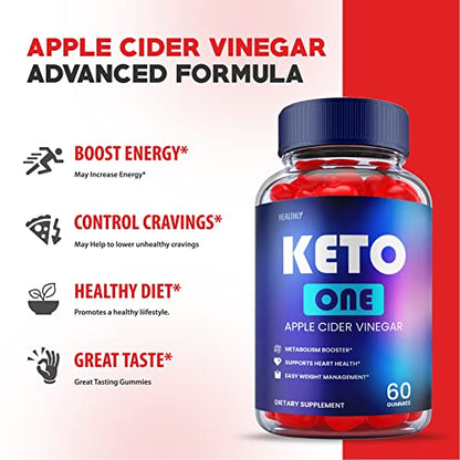 (2 Pack) Keto One Gummies Advanced - Official Formula, Vegan - Keto One Gummies HealthlyBuy Supplements Australia