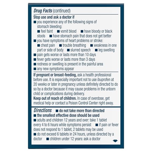 Advil Pain Reliever and Fever Reducer, Ibuprofen 200mg for Pain Relief - 24 Coated Tablets AdvilBuy Supplements Australia