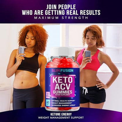 Slim Fusion Keto ACV Gummies - Keto SlimFusion ACV Advanced Formula Plus Apple Cider RillvoBuy Supplements Australia