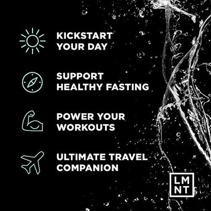 LMNT Zero-Sugar Electrolytes - Raw Unflavored Salt - Hydration Powder Packets Drink LMNTBuy Supplements Australia
