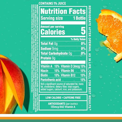 Sparkling Ice, Orange Mango Sparkling Water, Zero Sugar Flavored Water, with Vitamins Sparkling ICEBuy Supplements Australia