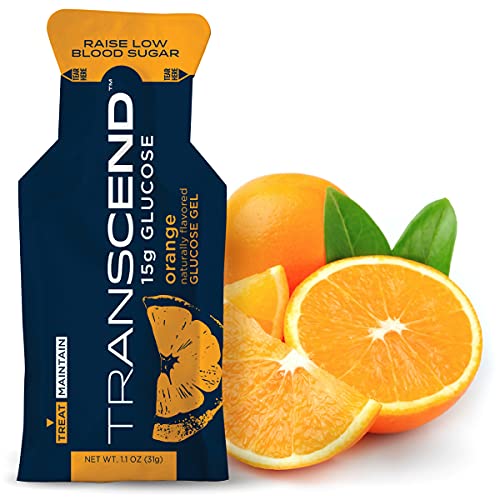 Transcend Glucose Gel Packs - Orange, 30 Pack (1.1oz each) - FSA/HSA TranscendBuy Supplements Australia