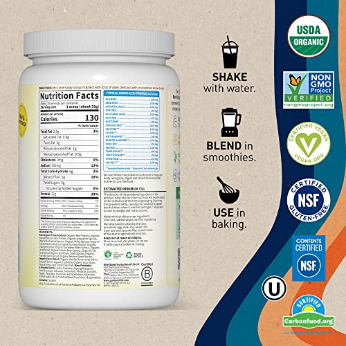 Garden of Life Organic Vegan Vanilla Protein Powder 22g Complete Plant Based Raw Protein Garden of LifeBuy Supplements Australia