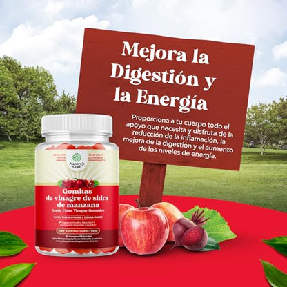 Gomitas ACV de Vinagre de Sidra de Manzana – Suplemento de Energético Natural con la Natures CraftBuy Supplements Australia