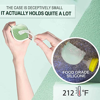 Silicone Retainer Case Soft Upgraded Cute Aligner Case Slim Partial Denture Case Container UZKEWBuy Supplements Australia