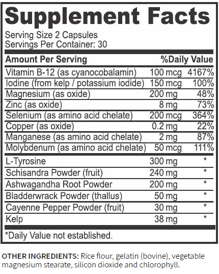 Research Labs Thyroid Support + Iodine Supplement - Energy, Metabolism, Focus Research LabsBuy Supplements Australia