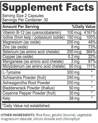 Research Labs Thyroid Support + Iodine Supplement - Energy, Metabolism, Focus Research LabsBuy Supplements Australia