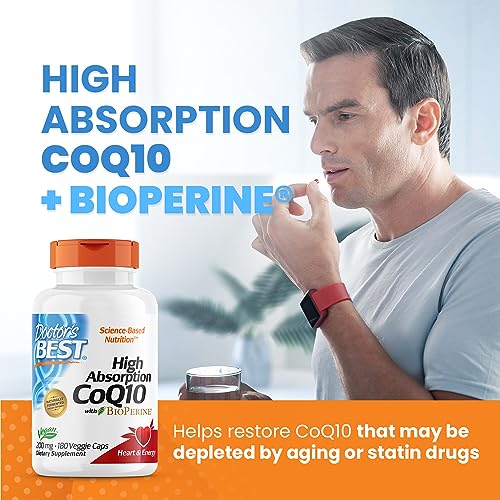 Doctor's Best High Absorption CoQ10 with BioPerine, Non-GMO, Gluten & Soy Free Doctor's BESTBuy Supplements Australia