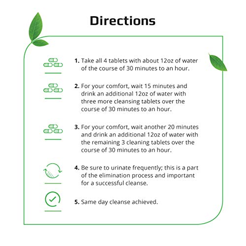 Herbal Clean - QTabs Same-Day Detox, Portable and Discreet, 10 Tablets Herbal CleanBuy Supplements Australia