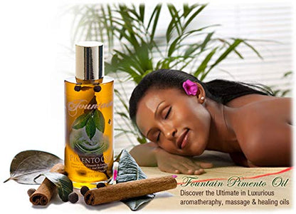 Fountain Pimento Oil for Massage Therapy, Muscle and Joint Deep Tissue Massage, Sore Muscle Balm Massage & Topical Herbal Rub (Pack of 2) FountainBuy Supplements Australia