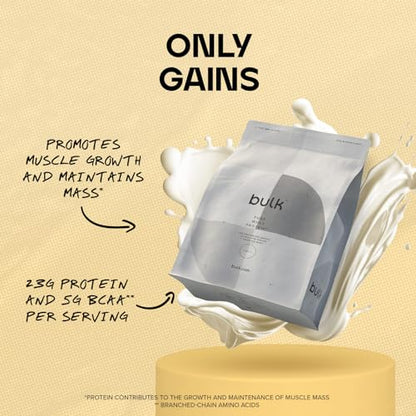 Bulk Pure Whey Protein Powder Shake, Vanilla, 500 g, Packaging May Vary BulkBuy Supplements Australia