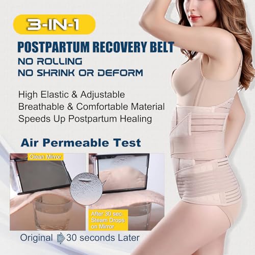ChongErfei 3 in 1 Postpartum Support - Recovery Belly/waist/pelvis Belt Shapewear Slimming ChongErfeiBuy Supplements Australia