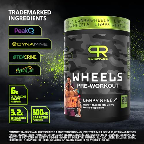 Larry Wheels' Pre Workout - Energy Drink Powder - Pre Workout Powder for Men & Women PR SciencesBuy Supplements Australia