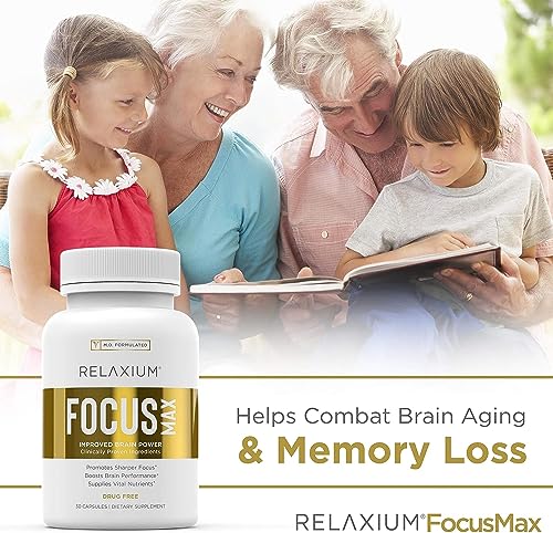 Relaxium FocusMax, Brain & Focus Health Supplement, Proven Concentration RelaxiumBuy Supplements Australia