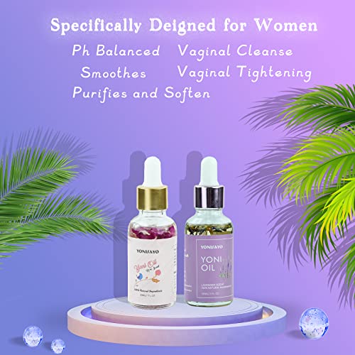 2 Packs Yoni Oil for Women, All Natural Feminine Oil Intimate Deodorant for Women, Remove Odor, Ph Balanced yonisayoBuy Supplements Australia