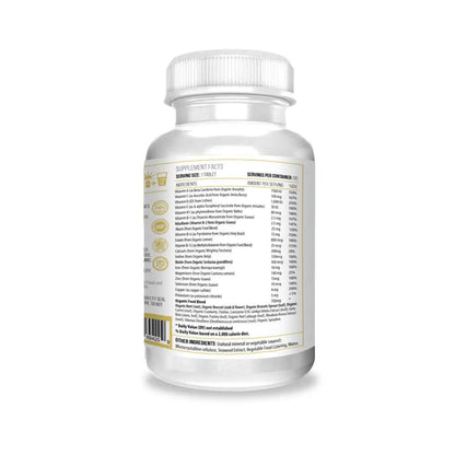 Actif Organic Multivitamin for Women Age 30+ with 30 Organic Vitamins and Organic Herbs, Non-GMO, Made in USA, 2-Month Supply ACTIF