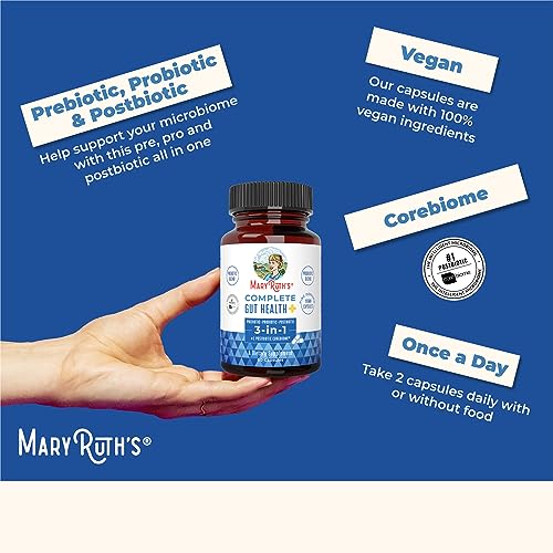 MaryRuth's 3-in-1 Probiotics for Complete Gut Health | Gut Health Supplement for Women MaryRuth OrganicsBuy Supplements Australia