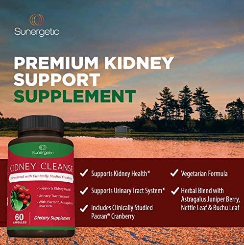 Premium Kidney Cleanse Supplement – Powerful Kidney Support Formula with Cranberry SunergeticBuy Supplements Australia