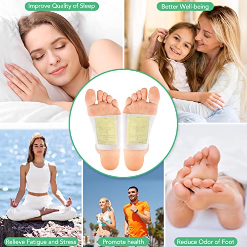 Foot Pads maguja 100Pcs Deep Cleansing Foot Pads for Stress Relief | Better Sleep | Foot Care magujaBuy Supplements Australia