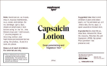 Supplement Spot Capsaicin Roll-On Cream 0.075% - Glucosamine Chondroitin MSM Gel with Bromelain – Joint & Muscle Care Bundle Supplement SpotBuy Supplements Australia