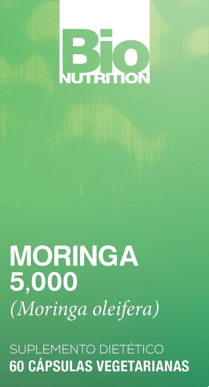 Bio Nutrition Moringa 5000mg 60 Vegetarian Capsules | Complete Green Superfood | Nature's Multivitamin | Energy and Gut Health Bio NutritionBuy Supplements Australia