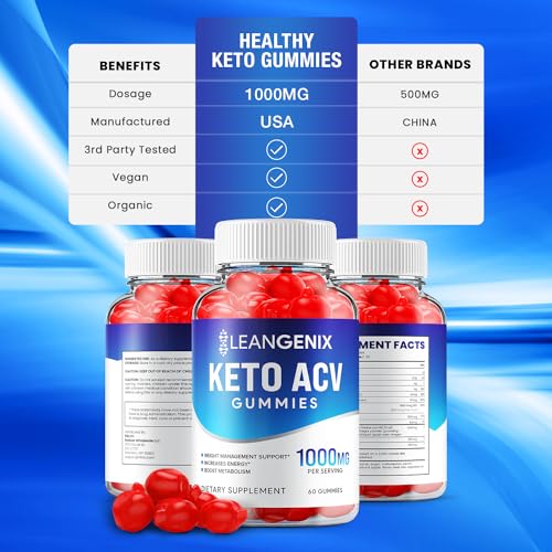 (2 Pack) LeanGenix Keto ACV Gummies - Official - Keto Lean Genix ACV Advanced Formula RillvoBuy Supplements Australia