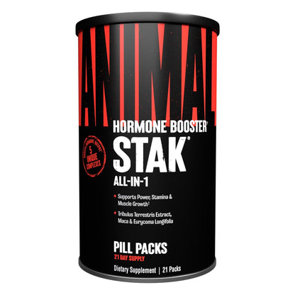 Animal Stak – Complete Natural Hormone Booster Supplement with Tribulus – Natural Testosterone Booster for Athletes – Contains Estrogen Blockers – 1 Month Cycle AnimalBuy Supplements Australia