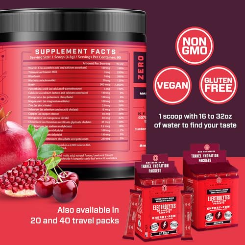KEY NUTRIENTS Multivitamin Electrolytes Powder No Sugar - Sweet Cherry Pom Electroly KEY NUTRIENTSBuy Supplements Australia