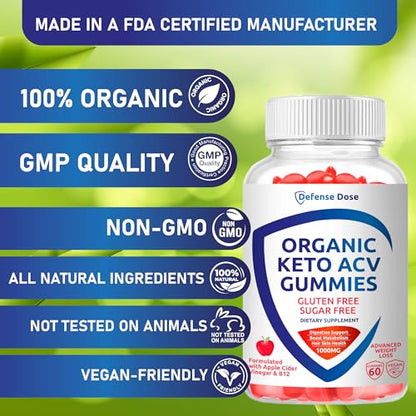 Organic Keto ACV Gummy Advanced Weight Loss - Gluten & Sugar Free Pro Active Rapid Belly Defense DoseBuy Supplements Australia