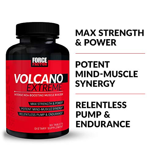 Force Factor Volcano Extreme Pre Workout Nitric Oxide Booster Supplement for Men Force FactorBuy Supplements Australia