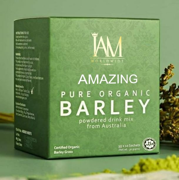 IAM Amazing Pure Organic Barley Powder Drink Barley Green Natural Blend XLXZHYFBuy Supplements Australia