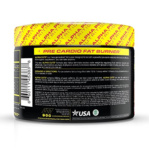 Alpha Pro Nutrition Alpha Cuts Fat Burner Thermogenic Men Women Pre Cardio Workout Alpha Pro NutritionBuy Supplements Australia