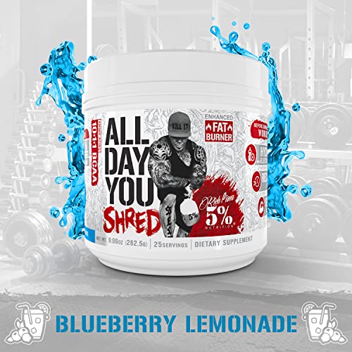 5% Nutrition Rich Piana AllDayYou Shred BCAA Powder | Amino Acid Supplement 5% NutritionBuy Supplements Australia