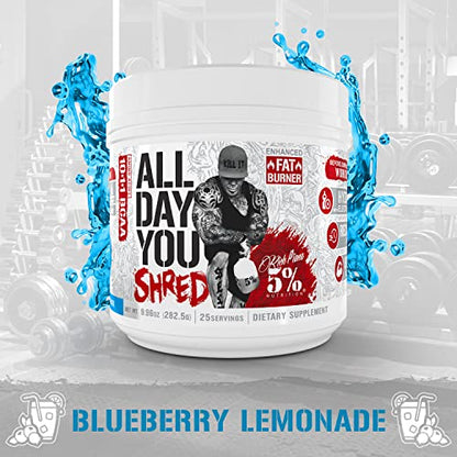 5% Nutrition Rich Piana AllDayYou Shred BCAA Powder | Amino Acid Supplement 5% NutritionBuy Supplements Australia