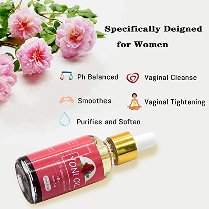 2 Packs Yoni Oil for Women, All Natural Feminine Oil Intimate Deodorant for Women, Ph Balanced WovarkieBuy Supplements Australia