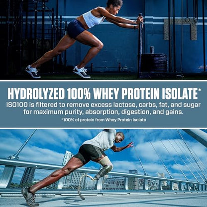 Dymatize ISO 100 Whey Protein Powder with 25g of Hydrolyzed 100% Whey Isolate DymatizeBuy Supplements Australia
