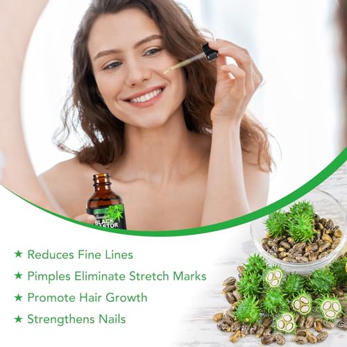 ALIVER Jamaican Black Castor Oil (2 Pack), Jamaican Castor Oil Organic Cold Pressed Unrefined ALIVERBuy Supplements Australia