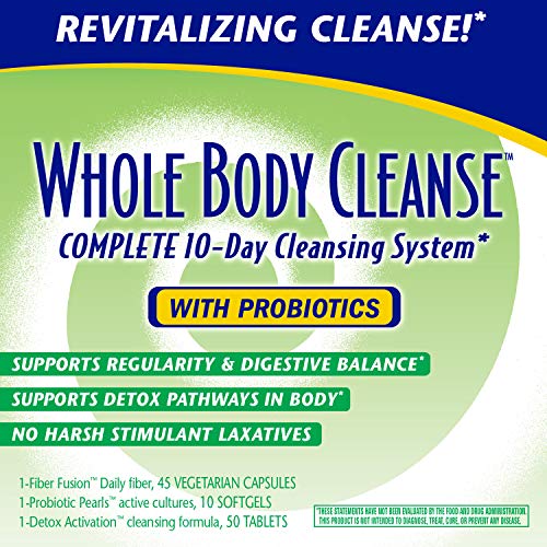 Nature's Way Whole Body Cleanse Complete, 10 Day Detox Cleansing System Kit with Probiotics Enzymatic TherapyBuy Supplements Australia