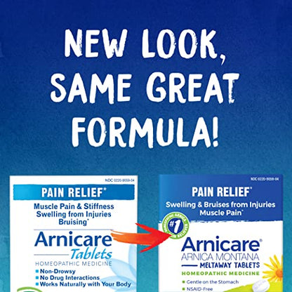 Boiron Arnicare Tablets for Pain Relief from Muscle Pain, Joint Soreness, Swelling from Injury or Bruises BoironBuy Supplements Australia