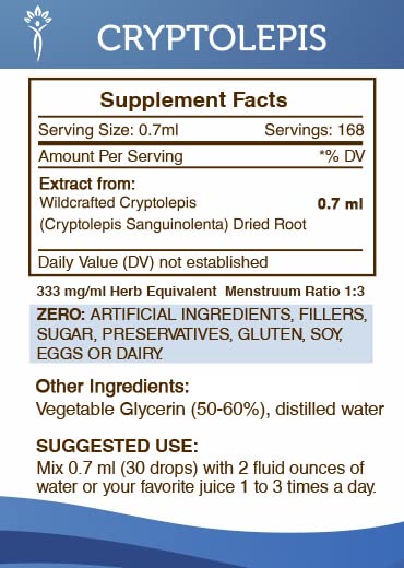 Secrets of the Tribe Cryptolepis Tincture Alcohol-Free Extract, High-Potency Herbal Drops Secrets of the TribeBuy Supplements Australia