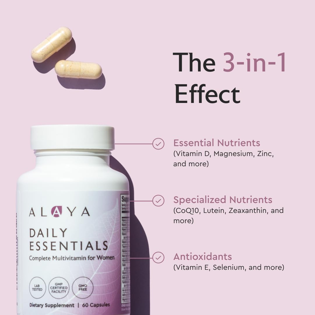 Alaya Naturals Daily Essentials Multivitamin for Women Alaya NaturalsBuy Supplements Australia