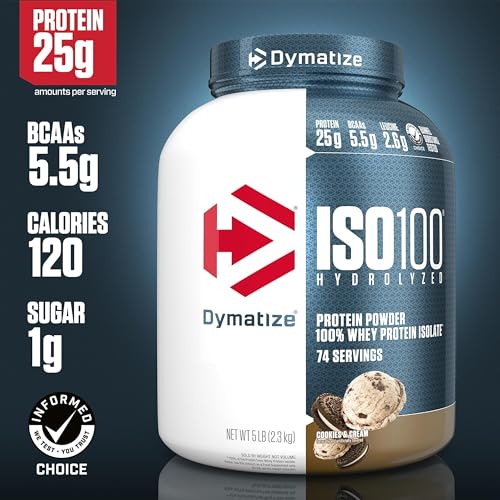 Dymatize ISO100 Hydrolyzed Protein Powder, 100% Whey Isolate Protein, 25g of Protein DymatizeBuy Supplements Australia