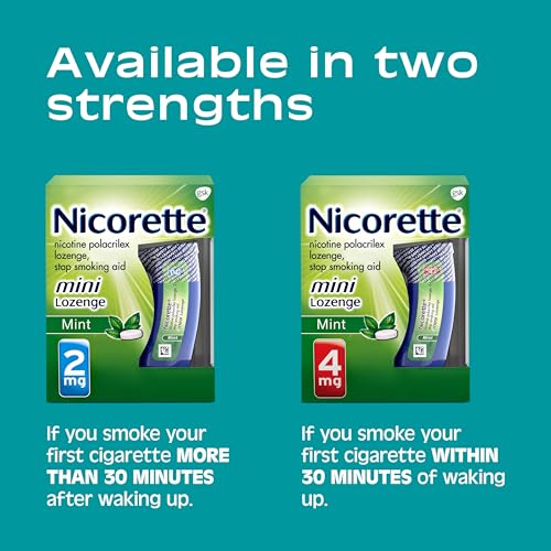 Nicorette 4 mg Mini Nicotine Lozenges to Quit Smoking - Mint Flavored Stop NicoretteBuy Supplements Australia