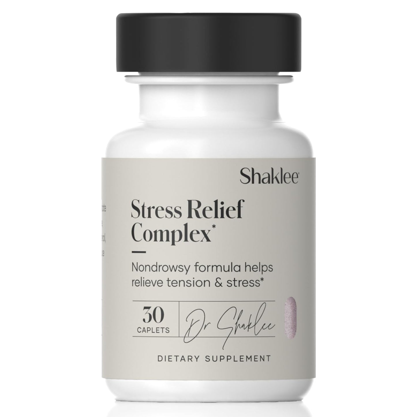 Shaklee - Stress Relief Complex - Calming Blend of L-theanine, Ashwagandha, Beta-sitosterol, and L-tyrosine - Promotes Relaxation without Drowsiness - 1 Caplet Daily - Adults Supplement - 30 Caplets ShakleeBuy Supplements Australia