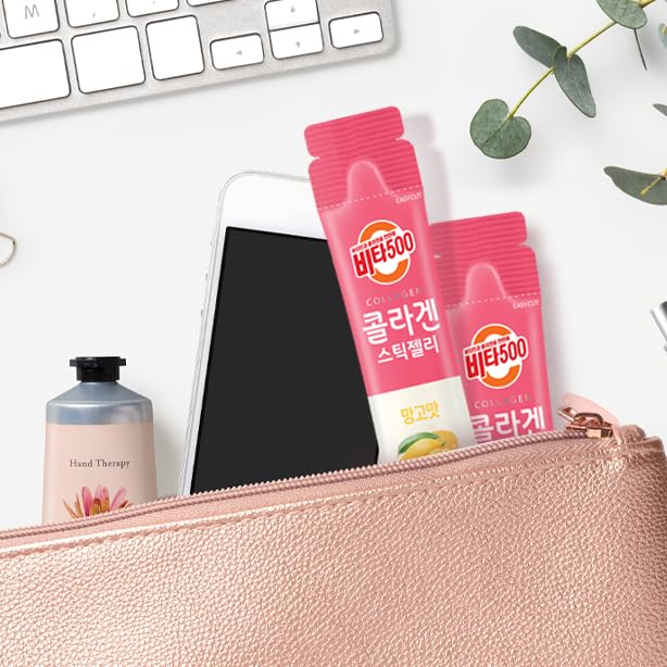 KWANGDONG Vita500 Mango Collagen Peptides Stick Jelly, with Vitamin C, to Support Skin KWANGDONGBuy Supplements Australia