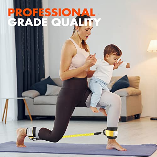 Ankle Resistance Bands with Cuffs, Ankle Bands for Working Out, Glutes Workout Equipment WOQQWBuy Supplements Australia