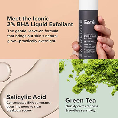 Paula's Choice Skin Perfecting 2% BHA Liquid Salicylic Acid Exfoliant Duo Paula's ChoiceBuy Supplements Australia
